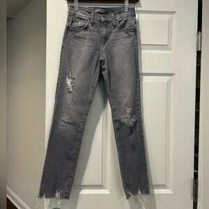 Joe’s jeans skinny dark grey wash sz 24, gently used
